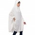 Stretchable ruffle sleeves prayer Hijab- White